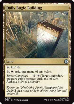 Daily Bugle Building (SPM-179) - Marvel's Spider-Man Foil