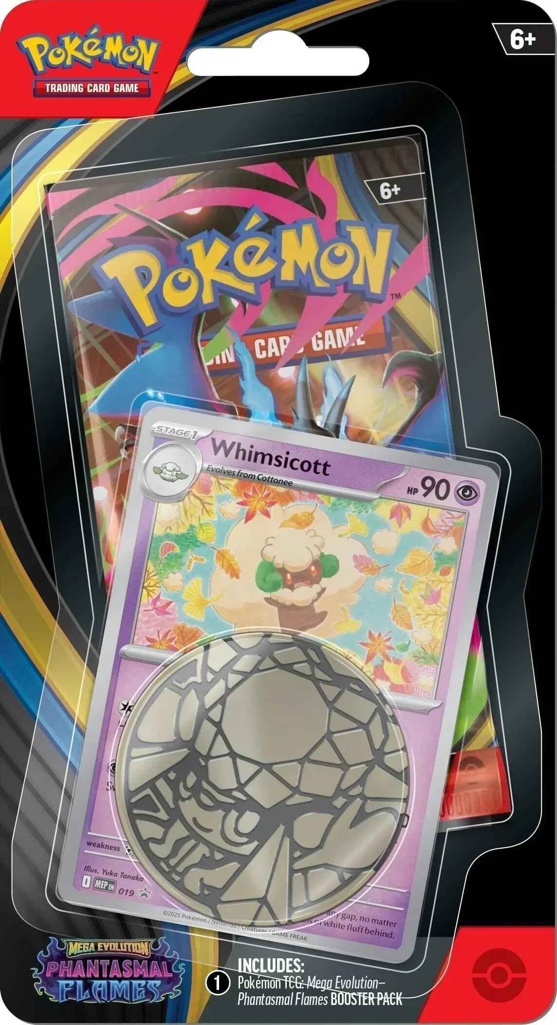 Mega Evolution: Phantasmal Flames - Single Pack Blister (Whimsicott)