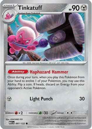 Tinkatuff 097 - ME01 Mega Evolution Reverse Holofoil