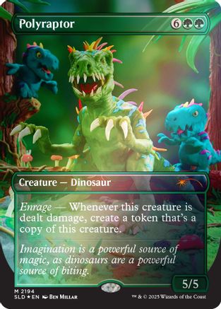 Polyraptor (Rainbow Foil) (SLD-2194) - Secret Lair Drop Series Foil
