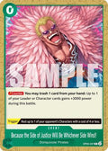 Because the Side of Justice Will Be Whichever Side Wins!! (Tournament Pack 2025 Vol. 4) (OP05-037) - One Piece Promotion Cards