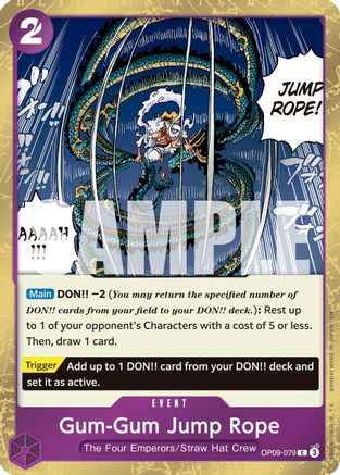 Gum-Gum Jump Rope (Pirate Foil) (OP09-079) - Premium Booster -The Best- Vol. 2 Foil