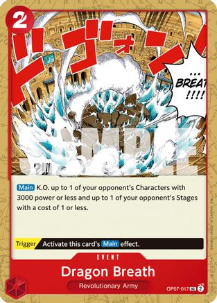 Dragon Breath (Reprint) (OP07-017) - Premium Booster -The Best- Vol. 2