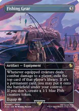 Fishing Gear (Borderless) (FIC-461) - Commander: FINAL FANTASY Foil