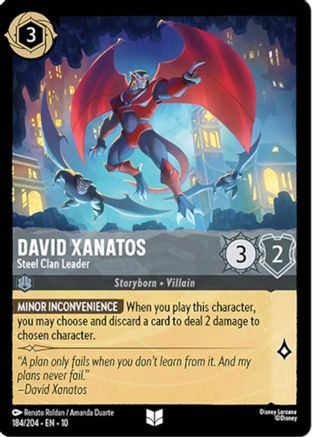 David Xanatos - Steel Clan Leader (184/204) - Whispers in the Well