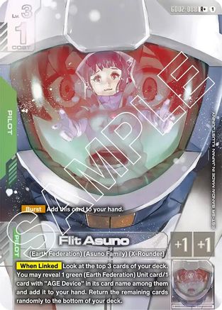 Flit Asuno (R+) (GD02-088) - Dual Impact Holofoil