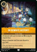 Or Rewrite History! (27/204) - Whispers in the Well Cold Foil