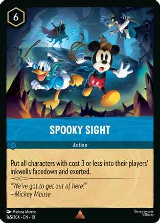 Spooky Sight (165/204) - Whispers in the Well Cold Foil