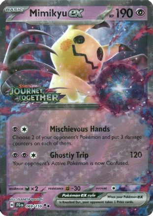 Mimikyu ex (Journey Together Stamped) 069 - Miscellaneous Cards & Products Holofoil