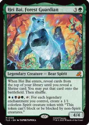 Hei Bai, Forest Guardian (TLE-139) - Avatar: The Last Airbender: Eternal-Legal