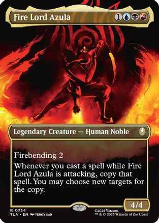 Fire Lord Azula (0334) (Borderless) (TLA-334) - Avatar: The Last Airbender