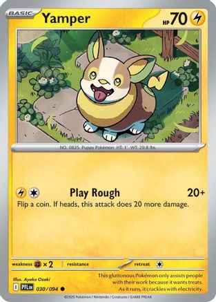 Yamper 030/094 - ME02 Phantasmal Flames Reverse Holofoil
