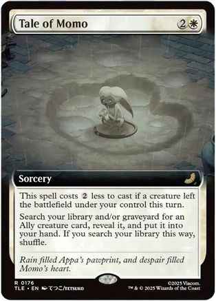 Tale of Momo (Extended Art) (TLE-176) - Avatar: The Last Airbender: Eternal-Legal Foil