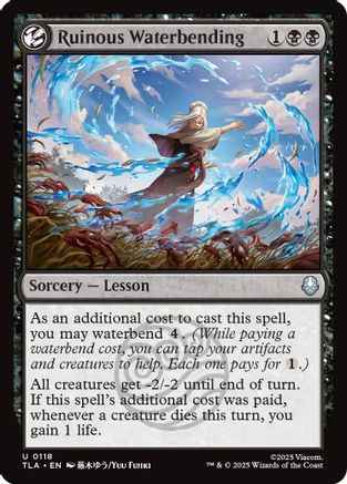 Ruinous Waterbending (TLA-118) - Avatar: The Last Airbender Foil
