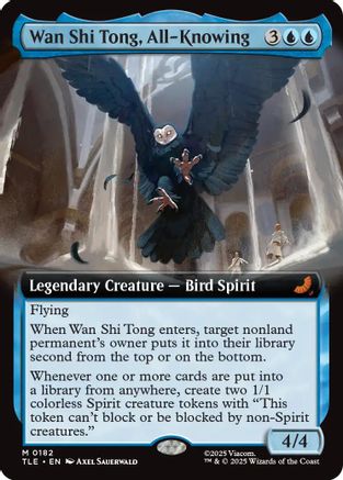 Wan Shi Tong, All-Knowing (Extended Art) (TLE-182) - Avatar: The Last Airbender: Eternal-Legal Foil