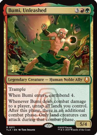 Bumi, Unleashed (PRE-211) - Prerelease Cards Foil