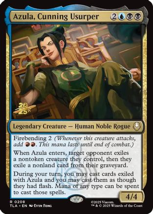 Azula, Cunning Usurper (PRE-208) - Prerelease Cards Foil