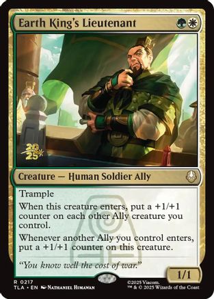 Earth King's Lieutenant (PRE-217) - Prerelease Cards Foil