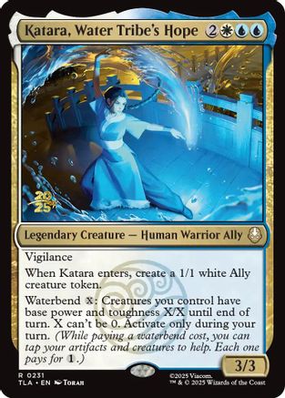 Katara, Water Tribe's Hope (PRE-231) - Prerelease Cards Foil
