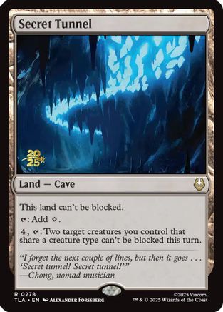 Secret Tunnel (PRE-278) - Prerelease Cards Foil