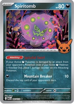 Spiritomb (Trick or Trade Stamped) 087 - League & Championship Cards Holofoil