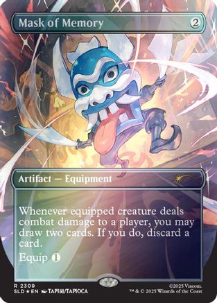 Mask of Memory (Rainbow Foil) (SLD-2309) - Secret Lair Drop Series Foil