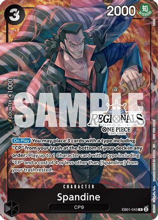 Spandine (Online Regional Participation Pack 2025 Vol.1) (EB01-043) - One Piece Promotion Cards Foil