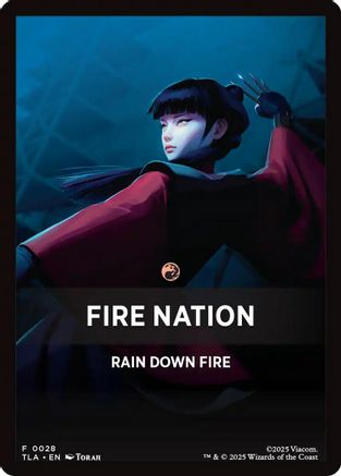 Fire Nation Theme Card (TLA-028) - Avatar: The Last Airbender