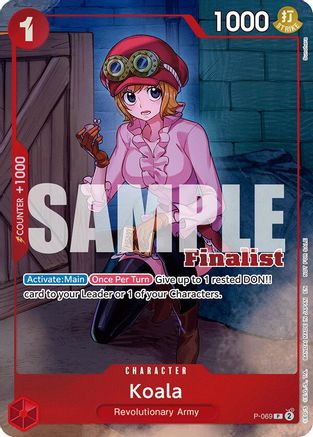 Koala (CS 25-26 Finalist Card Set 2) (P-069) - One Piece Promotion Cards Foil