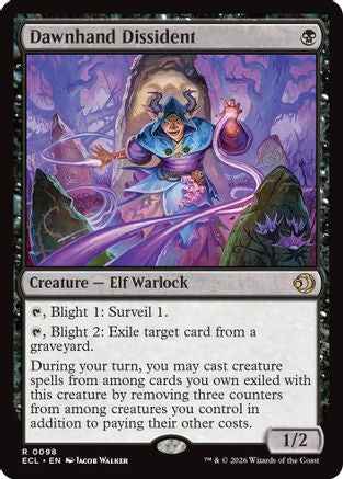 Dawnhand Dissident (ECL-098) - Lorwyn Eclipsed Foil