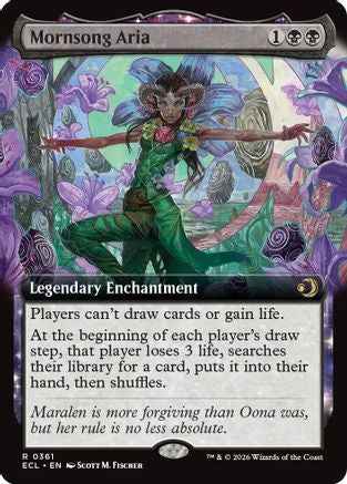 Mornsong Aria (Extended Art) (ECL-361) - Lorwyn Eclipsed