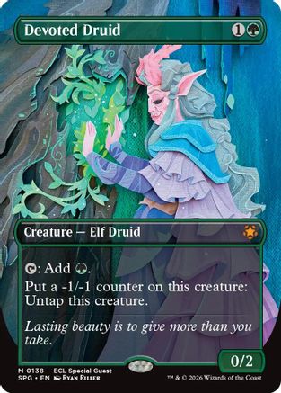 Devoted Druid (Borderless) (SPG-138) - Special Guests