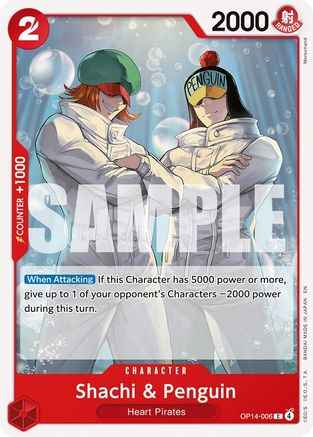 Shachi & Penguin (OP14-006) - The Azure Sea's Seven