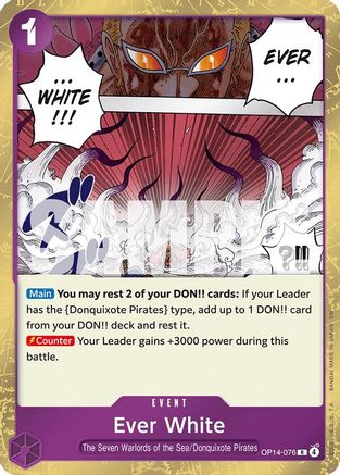 Ever White (OP14-076) - The Azure Sea's Seven Foil