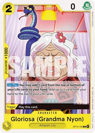 Gloriosa (Grandma Nyon) (OP14-103) - The Azure Sea's Seven