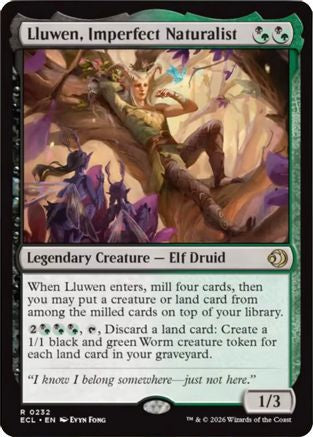 Lluwen, Imperfect Naturalist (ECL-232) - Lorwyn Eclipsed