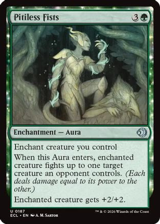 Pitiless Fists (ECL-187) - Lorwyn Eclipsed Foil