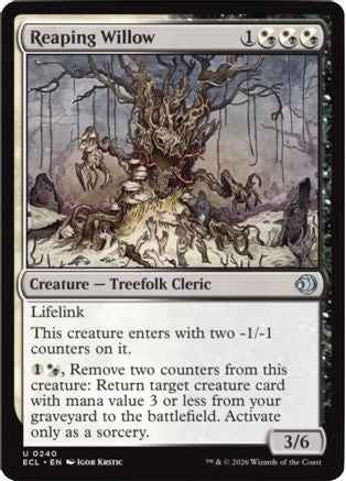 Reaping Willow (ECL-240) - Lorwyn Eclipsed