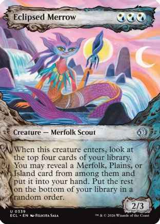 Eclipsed Merrow (Showcase) (ECL-339) - Lorwyn Eclipsed