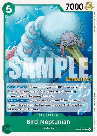 Bird Neptunian (EB04-016) - The Azure Sea's Seven Release Event Cards