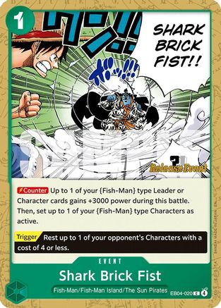 Shark Brick Fist (EB04-020) - The Azure Sea's Seven Release Event Cards