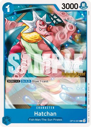 Hatchan (OP14-051) - The Azure Sea's Seven Release Event Cards