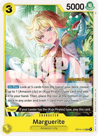 Marguerite (OP14-113) - The Azure Sea's Seven Release Event Cards