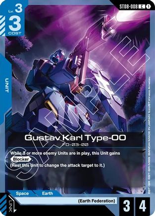 Gustav Karl Type-00 (ST08-008) - Starter Deck 08 Flash of Radiance