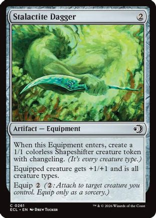 Stalactite Dagger (ECL-261) - Lorwyn Eclipsed