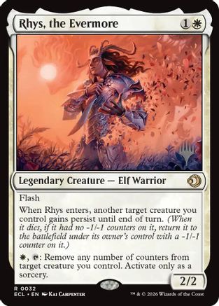 Rhys, the Evermore (PPECL-032) - Promo Pack: Lorwyn Eclipsed