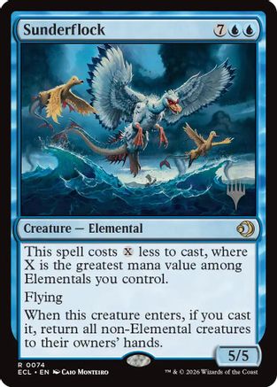 Sunderflock (PPECL-074) - Promo Pack: Lorwyn Eclipsed