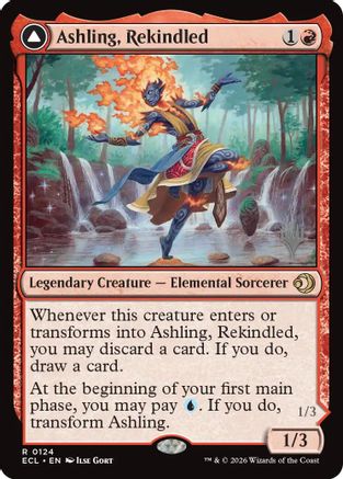Ashling, Rekindled (PPECL-124) - Promo Pack: Lorwyn Eclipsed Foil