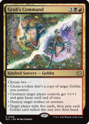 Grub's Command (PPECL-228) - Promo Pack: Lorwyn Eclipsed Foil