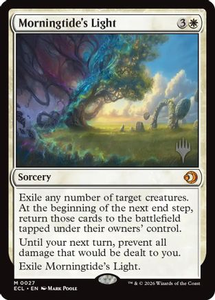 Morningtide's Light (PPECL-027) - Promo Pack: Lorwyn Eclipsed Foil